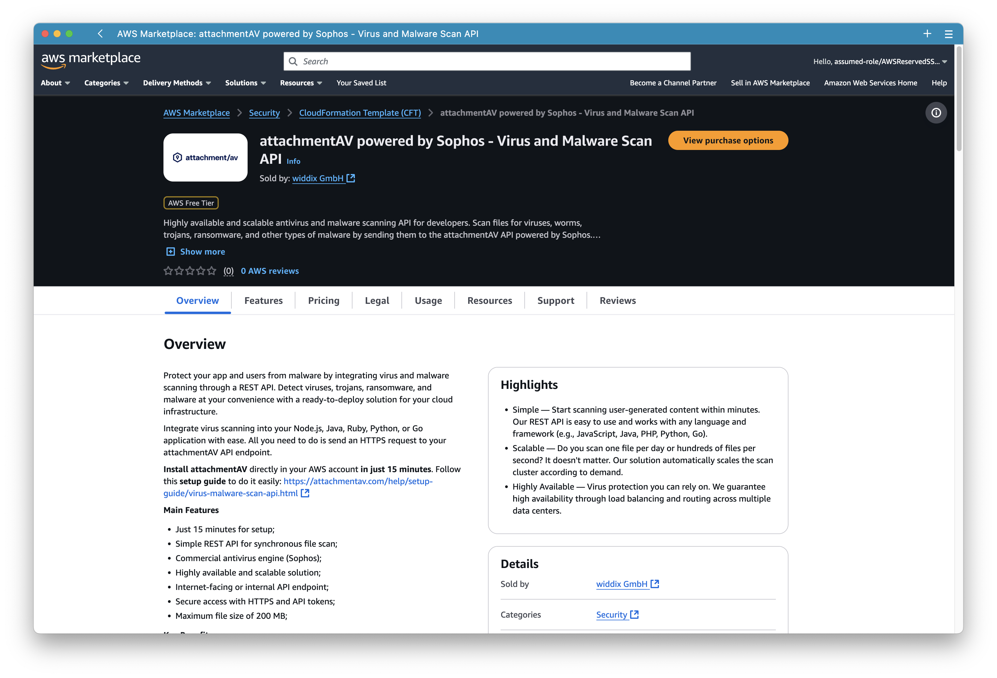 Setting up attachmentAV Virus and Malware Scan API (Self-hosted on AWS): Step 1