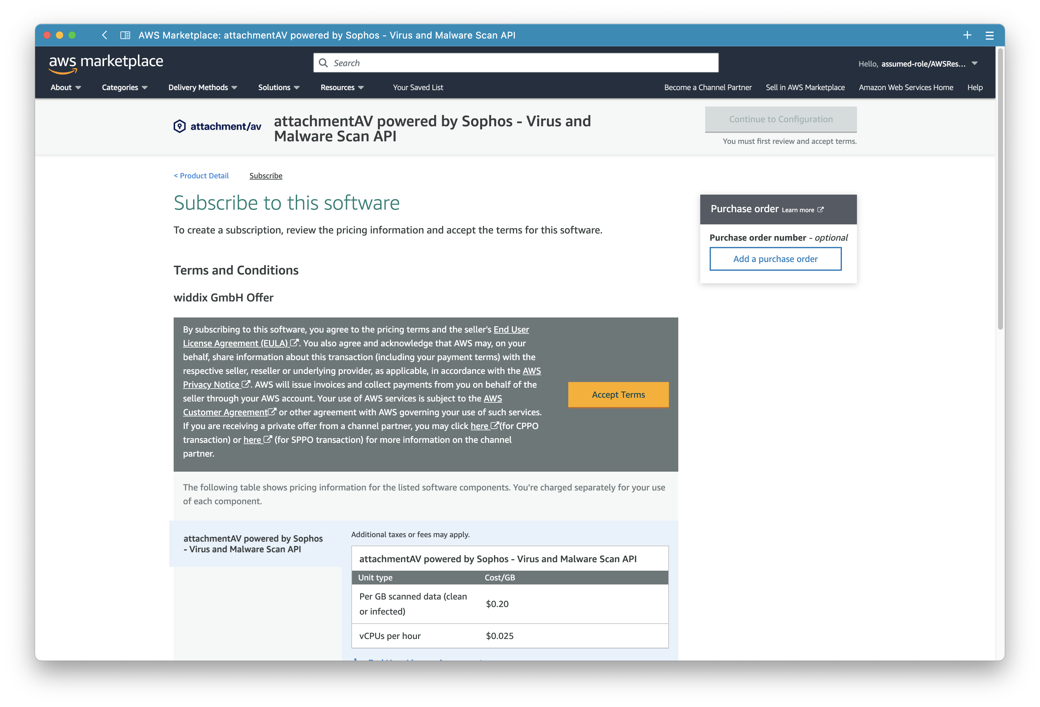 Setting up attachmentAV Virus and Malware Scan API (Self-hosted on AWS): Step 2