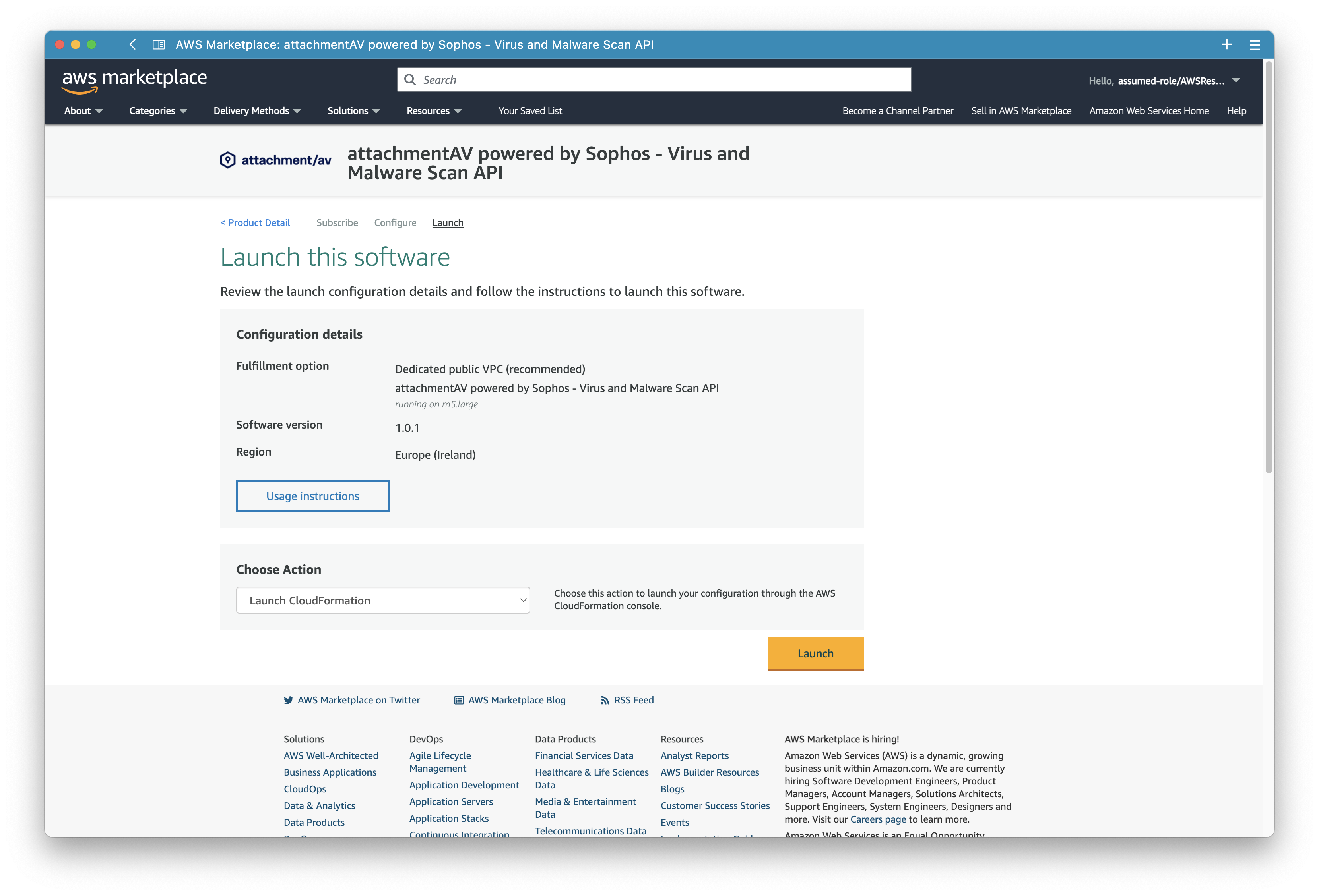 Setting up attachmentAV Virus and Malware Scan API (Self-hosted on AWS): Step 5